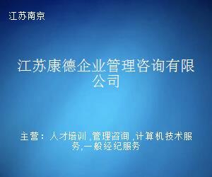 江蘇康德企業管理咨詢 專業驅動，賦能江蘇信息技術咨詢服務升級